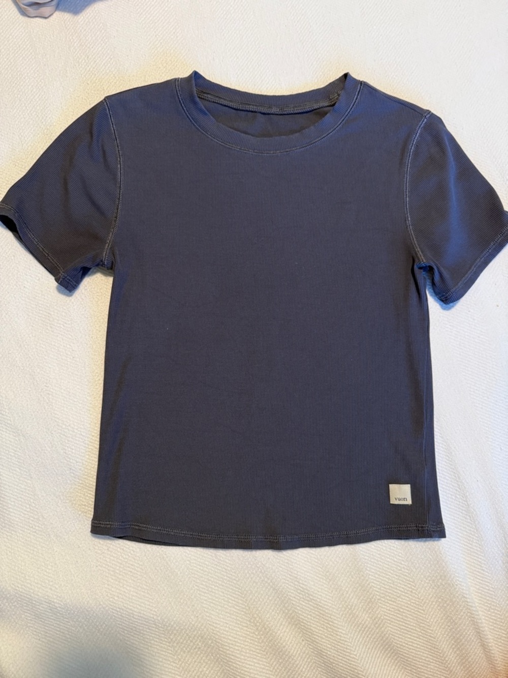 Vuori Short Sleeve Crewneck Tee in Slate Blue